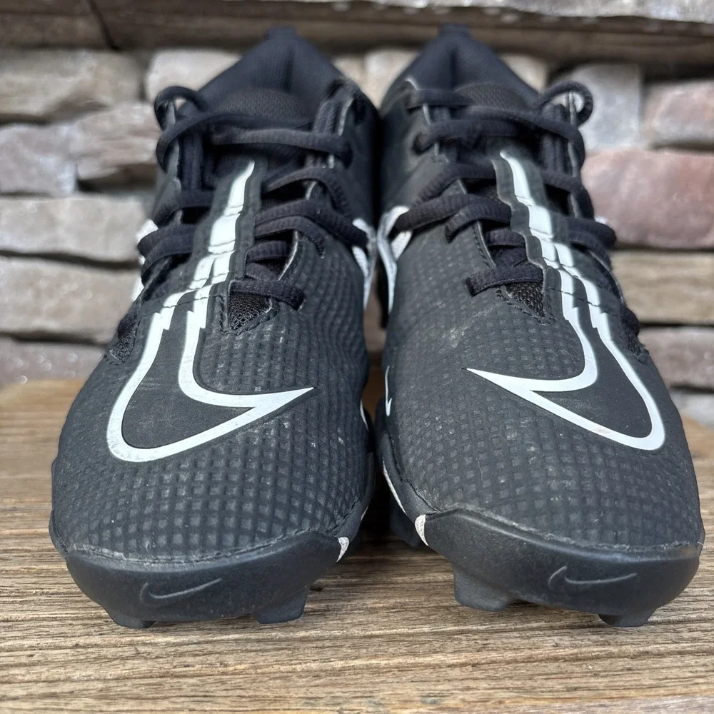 Nike Alpha Fastflex Youth Boys Football Cleats 4Y Black White CV0581-001 - Picture 3 of 12